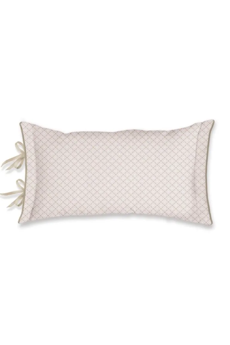 Rechteckige Zierkissen Campo de Flores Gebrochen Weiss