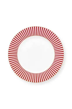 Royal Stripes Frühstücksteller Dunkelrosa 21cm