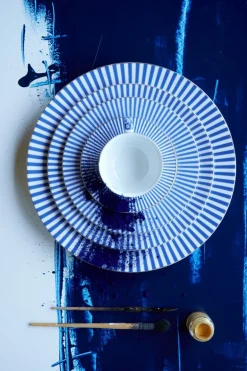 Royal Stripes Frühstücksteller Blau 21 cm