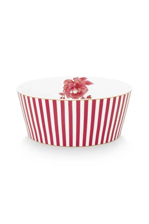 Royal Stripes Schale Dunkelrosa 15cm