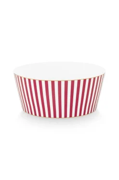 Royal Stripes Schale Dunkelrosa 15cm