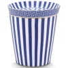 Royal Stripes Tasse & Teebeutelablage Blau