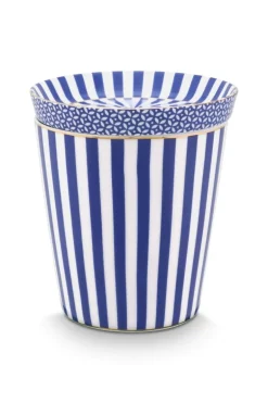 Royal Stripes Tasse & Teebeutelablage Blau