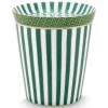 Royal Stripes Tasse & Teebeutelablage Grün