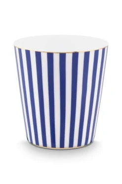 Royal Stripes Tasse & Teebeutelablage Blau
