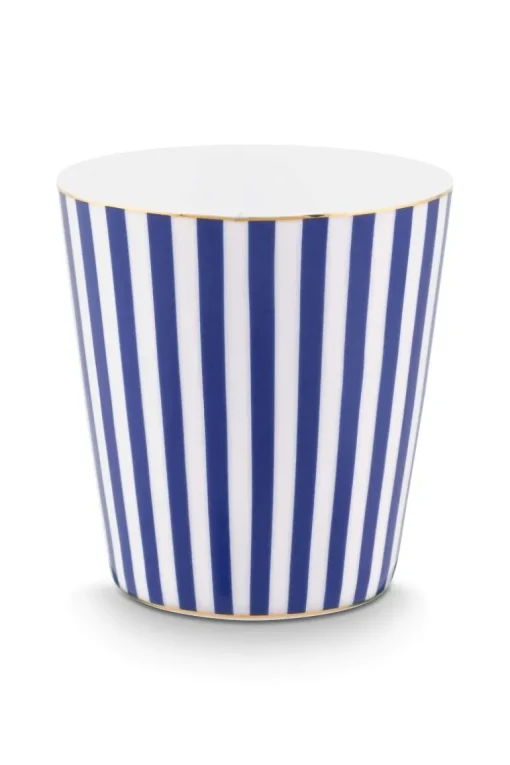 Royal Stripes Tasse & Teebeutelablage Blau