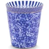 Royal Stripes Tasse Blumen & Teebeutelablage Blau