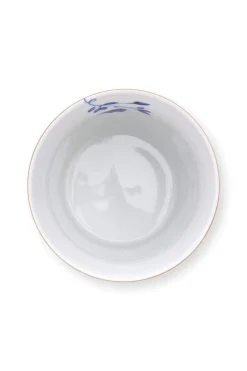 Royal Stripes Tasse Blumen & Teebeutelablage Blau