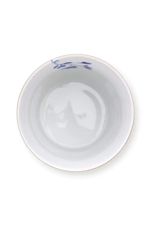 Royal Stripes Tasse Blumen & Teebeutelablage Blau
