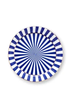 Royal Stripes Tasse Blumen & Teebeutelablage Blau