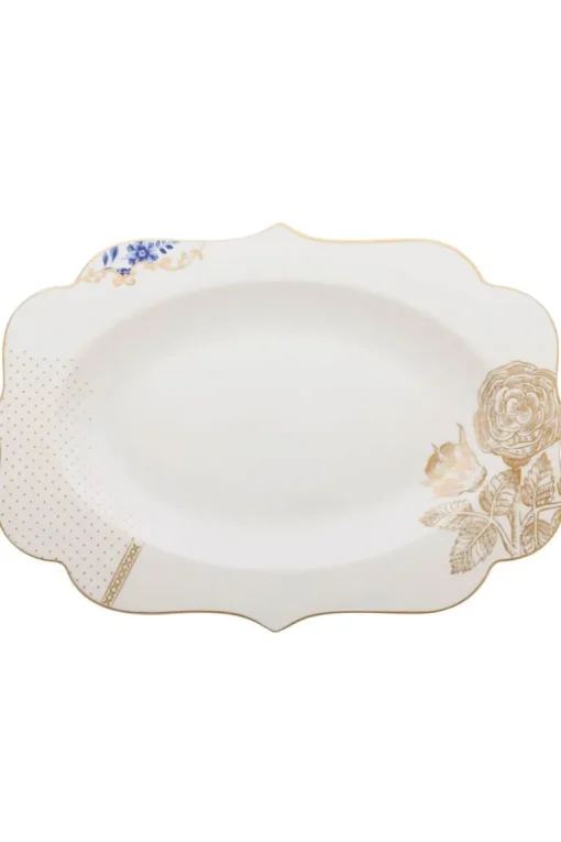Royal White Oval Servierschale 40 cm