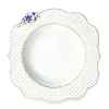 Royal White Suppenteller Golden Dots 23,5 cm