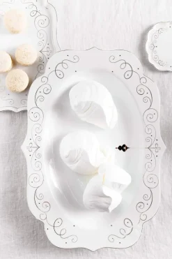 Royal Winter White Oval Servierschale 40cm