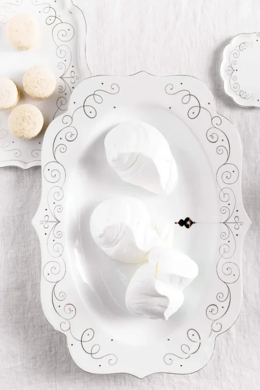 Royal Winter White Oval Servierschale 40cm