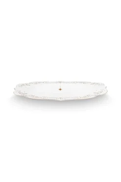Royal Winter White Oval Servierschale 40cm