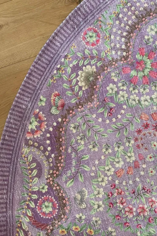 Runde Teppich Moon Delight by Pip Lila