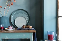 Schale Emailliert Dunkelblau 50 Cm
