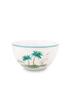 Schale Jolie Punkte Gold Blau 18cm