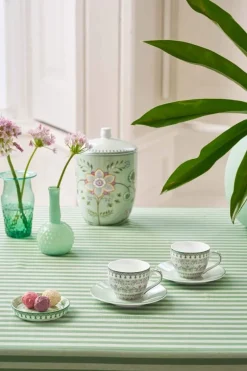 Set/2 Espresso Tassen & Untertassen Lily&Lotus Hellgrün