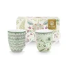 Set/2 Tassen XL Lily&Lotus Hellgrün
