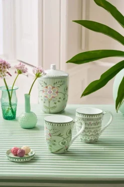 Set/2 Tassen XL Lily&Lotus Hellgrün