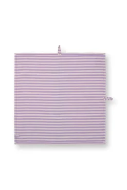 Stripes Set/2 Geschirrtüchern Lila