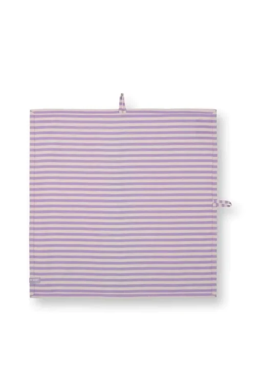 Stripes Set/2 Geschirrtüchern Lila