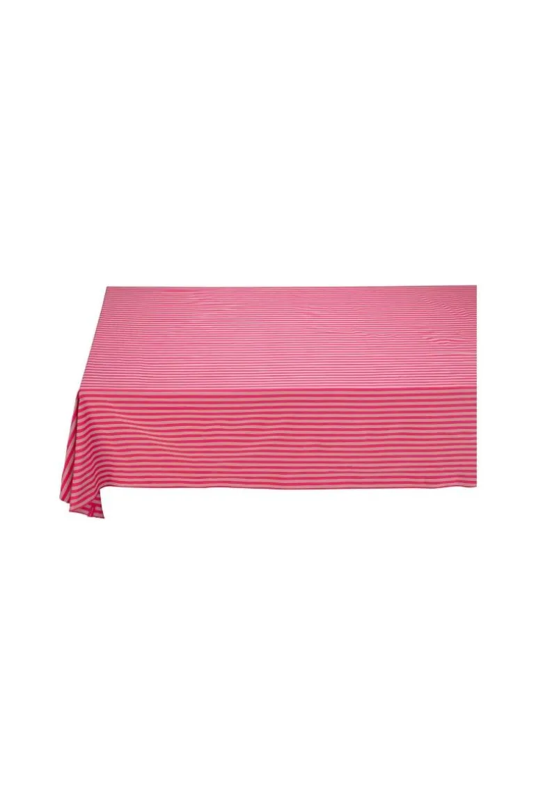 Stripes Tischtuch Rosa
