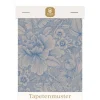 Tapetenmuster Casa dei Fiori Khaki/Blau