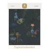 Tapetenmuster Chinese Porcelain Dunkelblau