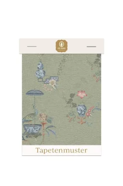 Tapetenmuster Chinese Porcelain Hellgrün