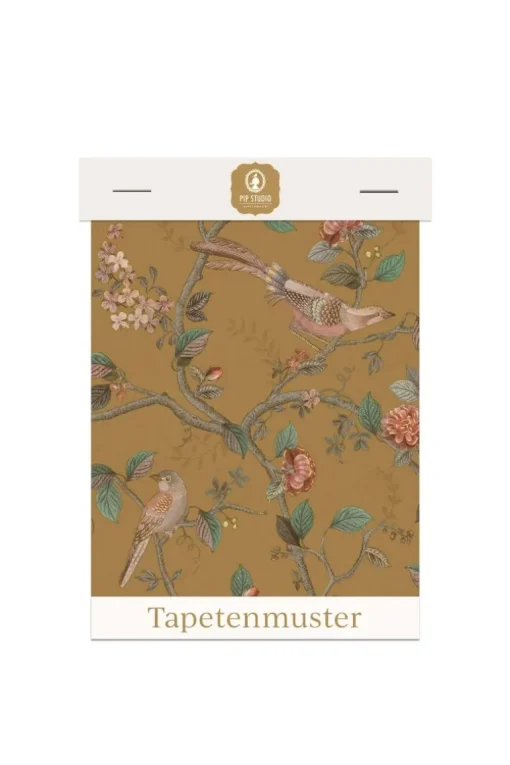 Tapetenmuster Good Nightingale Ocker