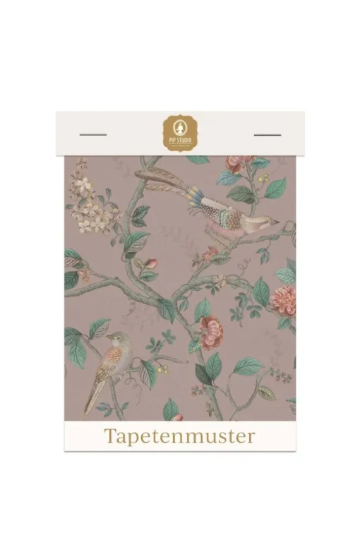 Tapetenmuster Good Nightingale Rosa Mauve