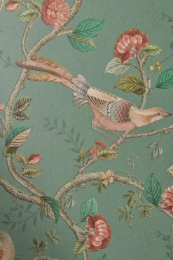 Tapetenmuster Good Nightingale Grün