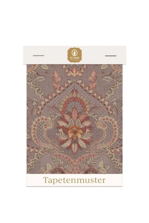 Tapetenmuster Saluti Mauve