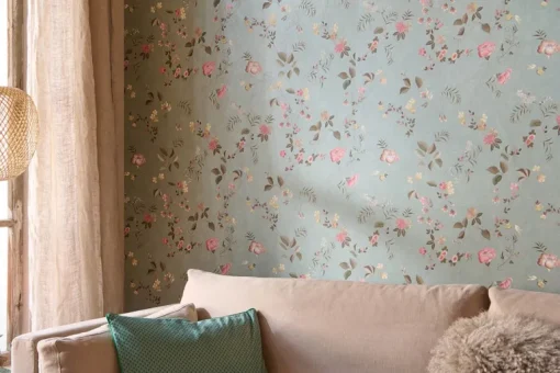Tapetenmuster Tokyo Blossom Jade Grün