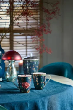 Tasse Gross Flower Blues Blau