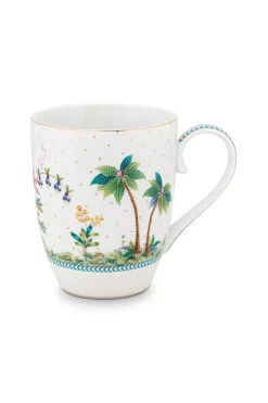 Tasse Gross Jolie Punkte Gold Blau