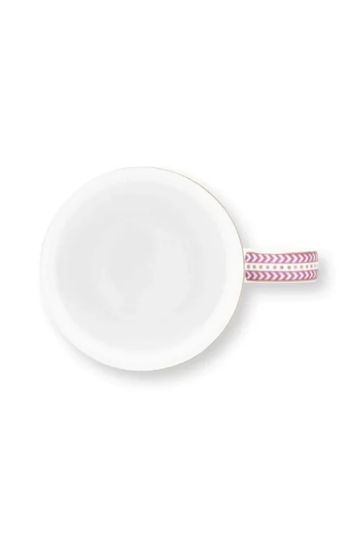 Tasse Gross Jolie Punkte Gold Rosa