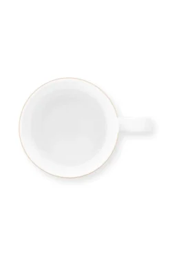 Tasse Gross Love Birds Medallion Dunkel Grün