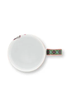 Tasse XL Flower Blues Blau