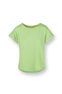 Tatum Top Kurze Ärmeln Little Sumo Stripe Grün