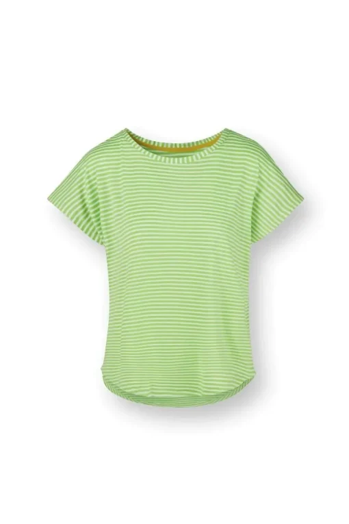 Tatum Top Kurze Ärmeln Little Sumo Stripe Grün