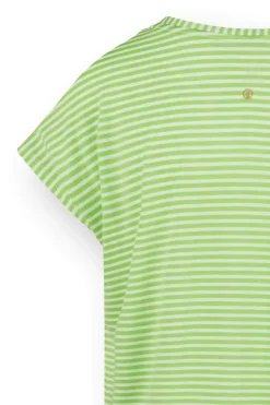 Tatum Top Kurze Ärmeln Little Sumo Stripe Grün