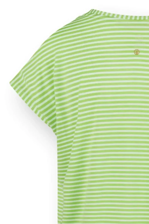 Tatum Top Kurze Ärmeln Little Sumo Stripe Grün