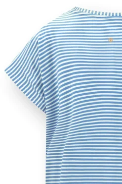 Tatum Top Kurze Ärmeln Little Sumo Stripe Blau