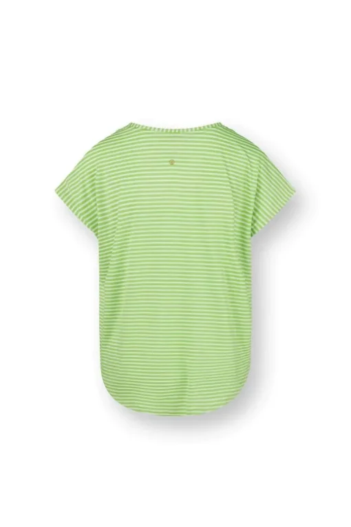Tatum Top Kurze Ärmeln Little Sumo Stripe Grün