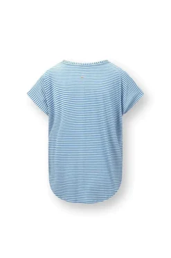 Tatum Top Kurze Ärmeln Little Sumo Stripe Blau