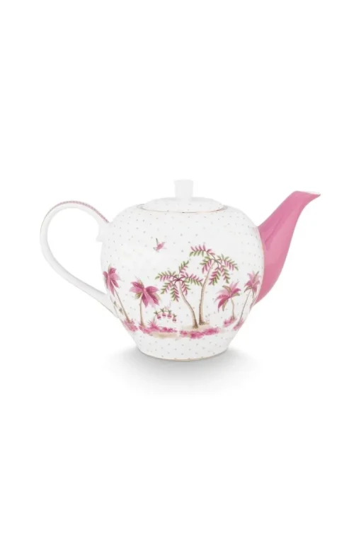 Teekanne Jolie Punkte Gold Rosa