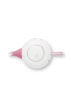 Teekanne Jolie Punkte Gold Rosa